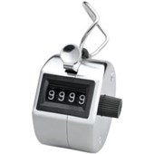 TALLY COUNTER HANDHELD 4 DIGIT CHROME