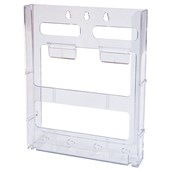 DEFLECTO LIT LOC BROCHURE HOLDER A4 MODULAR SYSTEM FREE STANDINGWALL MOUNT PORTRAIT