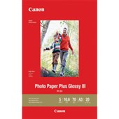 CANON PP301 GLOSSY PHOTO PAPER 265GSM A3 WHITE PACK 20